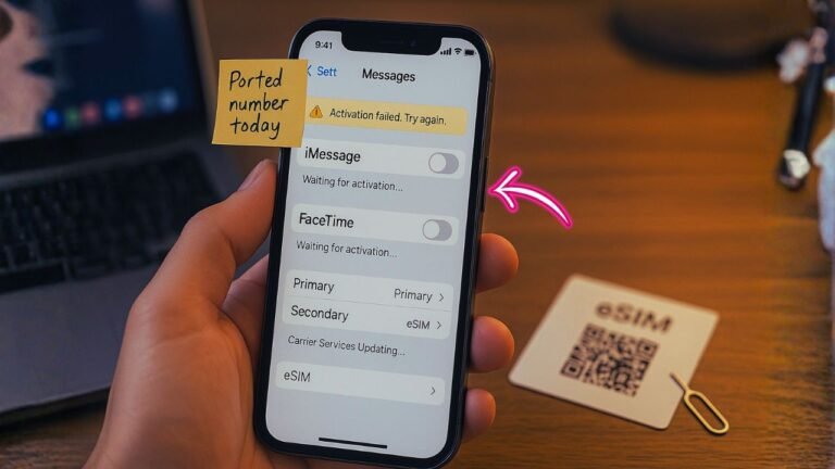iMessageFaceTime Stuck “Waiting for Activation” After Switch